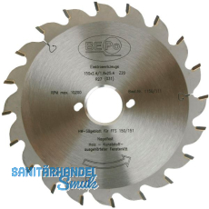 BEPO Sägeblatt HW 170 mm Z18 Holz BEPO Sägeblatt HW 170 mm Z18 Holz