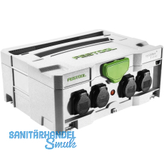 FESTOOL Systainer SYS-PowerHub IP44 mit 5 Steckdosen 396 x 296 x 157,5 mm