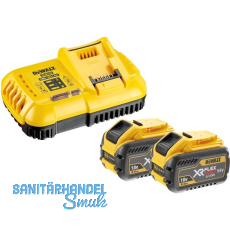 DEWALT Akku-Starterkit-Set DCB118X2 18 Volt/54V 2 Stück 9Ah Akkus und Ladegerät DEWALT Akku-Starterkit-Set DCB118X2 18 Volt/54V 2 Stück 9Ah Akkus und Ladegerät