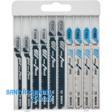 BOSCH Stichsägeblatt-Set Holz Metall 10-teilig BOSCH Stichsägeblatt-Set Holz Metall 10-teilig