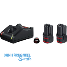 BOSCH Akku-Starterkit 12 Volt / 2 St�ck 3,0 Ah Akkus und Ladeger�t GAL12V-40
