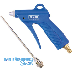 ELMAG Ausblaspistole PA Kombi-Set mit Normaldüse und Verlängerungsdüse 165 mm ELMAG Ausblaspistole PA Kombi-Set mit Normaldüse und Verlängerungsdüse 165 mm