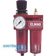 Druckluft Wartungseinheit mit Filter, Regler und �ler Anschlussgewinde 1/2"