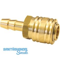 Euro Druckluft Kupplung aus Messing mit 6 mm Schlaucht�lle