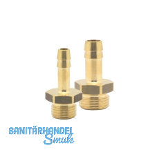Druckluft Einschraubt�lle Messing mit AG 3/8" f�r 13 mm Schlauch