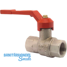 Kugelhahn mit beidseitigem IG 1/2" mit langem Hebel