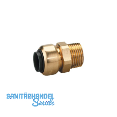 SCHNEIDER Einschraubsteckverbinder gerade AG 1/2" für 18 mm Druckluftrohr SCHNEIDER Einschraubsteckverbinder gerade AG 1/2" für 18 mm Druckluftrohr