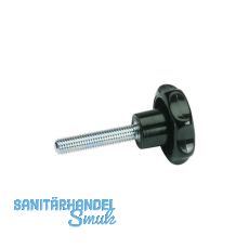 Sterngriff aus Kunststoff Au�en � 25 mm mit Gewindestift M 5 x 10 mm