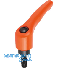 Kipp Klemmhebel mit Gewindestift M 12 x 60 mm