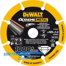 DEWALT Diamant Handtrennscheibe f�r Metall DT 40252 QZ