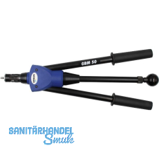 GESIPA Blindnietmutter-Handgerät GBM 50 mit Mundstücke und Gewindedorne GESIPA Blindnietmutter-Handgerät GBM 50 mit Mundstücke und Gewindedorne