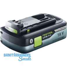 FESTOOL Akku / Ersatzakku BP 18 Li 4,0 HPC-ASI 18 Volt / 4,0 Ah Bluetooth Li-Ion FESTOOL Akku / Ersatzakku BP 18 Li 4,0 HPC-ASI 18 Volt / 4,0 Ah Bluetooth Li-Ion