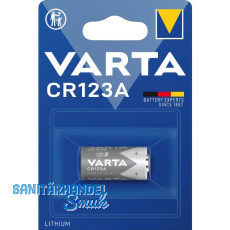 VARTA Photobatterie Lithium CR123 A 3 Volt (1 St)