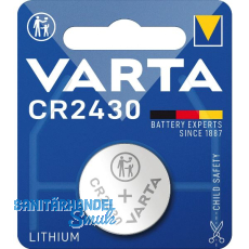 VARTA Batterie Knopfzelle CR2430 3 Volt (1St)