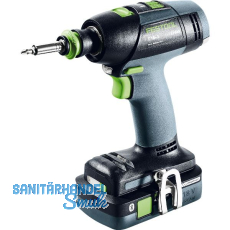 FESTOOL Akku-Bohrschrauber T 18+3 Li 4,0 I-Plus 18 Volt / 4,0 Ah (IEC) Li-Ion