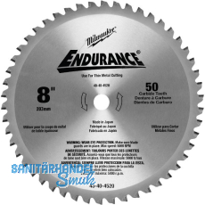 MILWAUKEE HM-Kreissägeblatt ø 203 x 1.8 x 15,87 Zähne 50 MILWAUKEE HM-Kreissägeblatt ø 203 x 1.8 x 15,87 Zähne 50