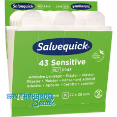 CEDERROTH Wasserabweisende Pflaster Sensitive REF 6943 zu Spender - 258 Stück CEDERROTH Wasserabweisende Pflaster Sensitive REF 6943 zu Spender - 258 Stück