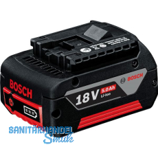 BOSCH Akku / Ersatzakku GBA 18 Volt / 5,0 Ah (IEC) Li-Ion BOSCH Akku / Ersatzakku GBA 18 Volt / 5,0 Ah (IEC) Li-Ion