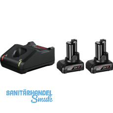 BOSCH Akku-Starterkit 12 Volt / 2 St�ck 6,0 Ah Akkus und Ladeger�t GAL12V-40