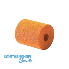 Auftragswalze zu Leimroller 75 Ausf�hrung: Schwammgummi 75 mm orange