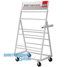 BESSEY Zwingenwagen ZW2 1000 x 600 x 1525 mm f�r ca. 120 Zwingen