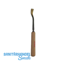 STUBAI Bildhauer-Stechbeitel geschliffen mit Holzheft Form 24 Breite 16 mm