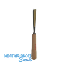 STUBAI Bildhauer-Stechbeitel geschliffen mit Holzheft Form 41 Breite 12 mm