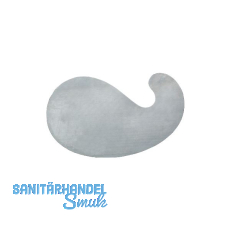 Ziehklinge aus Spezialstahl Ausf�hrung Schwanenhals 120 x 60 x 0,8 mm