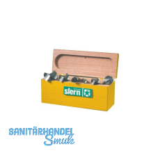 STERN Kunstbohrer Satz SP Stahl mit 1/4" Sechskant Aufnahme 6-teilig