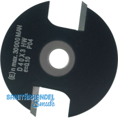 ENT Scheibennutfräser HW ohne Frässpindel 40 x 3 mm ENT Scheibennutfräser HW ohne Frässpindel 40 x 3 mm