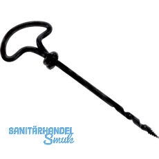 Knotenbohrer poliert mit lackiertem Griff Bohrer � 4 mm