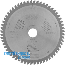 DEWALT Kreiss�geblatt HW � 216x2,6x30 mm Z60 Wechselzahn (WZ) negativ