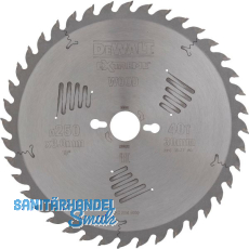 DEWALT Kreiss�geblatt HW � 250x3,0x30 mm Z40 Wechselzahn (WZ) positiv