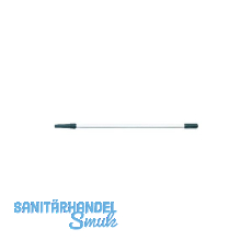 SCHULLER Teleskopstiel aus Stahl wei� lackiert ausziehbar von 1,2 - 2,0 m