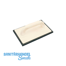 KAUFMANN Kunststoff Reibbrett mit 10 mm Moosgummi 280 x 140 mm