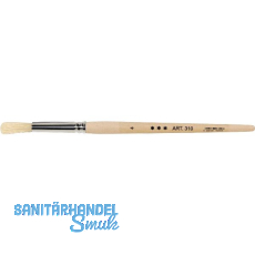 Anleger und Vergolder Pinsel Gr��e 4 � 8 mm mit Holzstiel roh