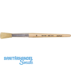 Anleger und Vergolder Pinsel Gr��e 10 � 14 mm mit Holzstiel roh