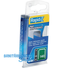 RAPID Klammern Type 140 12 mm aus Stahldraht (650 Stück) Blister RAPID Klammern Type 140 12 mm aus Stahldraht (650 Stück) Blister