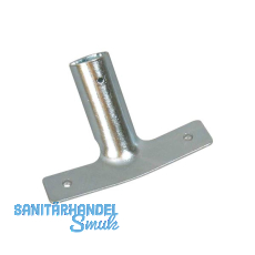 MASTA Metallstielhalter flach f�r Besenstiele bis Durchmesser 23,5 mm