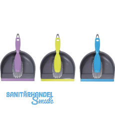 MASTA Kehrgarnitur-Set Plastik Schaufel mit Gummilippe+Feger aus PVC MASTA Kehrgarnitur-Set Plastik Schaufel mit Gummilippe+Feger aus PVC