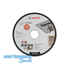 BOSCH Trennscheibe Standard for Inox gerade Form ø 125 x 1,6 x 22,23 mm BOSCH Trennscheibe Standard for Inox gerade Form ø 125 x 1,6 x 22,23 mm