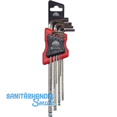 STUBAI Sechskant Stiftschl�ssel-Satz 2250 lang Kugelkopf 1.5-10 mm 9-teilig