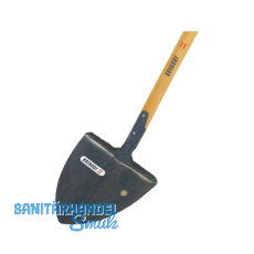 KRENHOF Spitzschaufel geschmiedet mit Feder mit Stiel Gr��e 280 x 290 mm