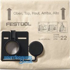 FESTOOL Filtersäcke FIS-CT 55/5 (5 Stück) FESTOOL Filtersäcke FIS-CT 55/5 (5 Stück)