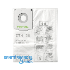FESTOOL Sicherheitsfiltersack FIS-CTH 48/3 (3 Stück) FESTOOL Sicherheitsfiltersack FIS-CTH 48/3 (3 Stück)