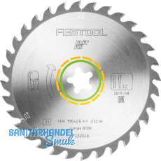 FESTOOL Universal Kreissägeblatt HW ø 190 x 2.6 FastFix Zähne 32 Wechselzahn FESTOOL Universal Kreissägeblatt HW ø 190 x 2.6 FastFix Zähne 32 Wechselzahn