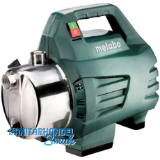 METABO Gartenpumpe P 4500 Inox mit Edelstahlpumpgehäuse 1300 Watt METABO Gartenpumpe P 4500 Inox mit Edelstahlpumpgehäuse 1300 Watt