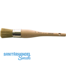 Kapsel Pinsel Gr��e 10 � 20 mm mit hellen Borsten und rohem Stiel