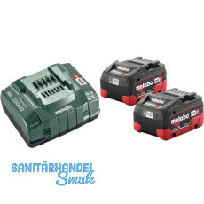 METABO Akku-Basis-Set 2 x 18 Volt / 5,5 Ah LiHD Akkus u. ASC 145 Ladegerät METABO Akku-Basis-Set 2 x 18 Volt / 5,5 Ah LiHD Akkus u. ASC 145 Ladegerät