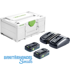 FESTOOL Akku-Starterset SYS3 18 Volt / 4,0 Ah DUO FESTOOL Akku-Starterset SYS3 18 Volt / 4,0 Ah DUO